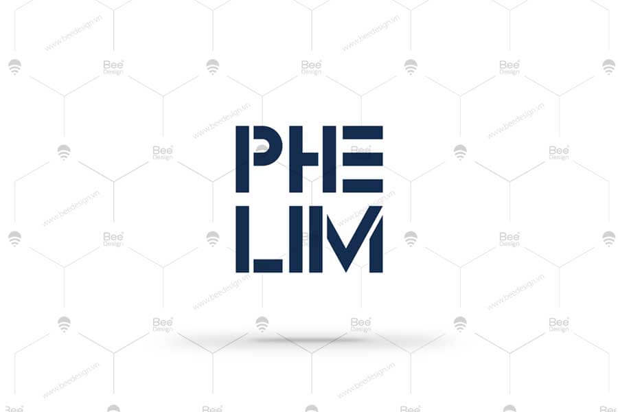 Mẫu thiết kế Logo thời trang xuất khẩu châu Âu PHELIM biến thể 2