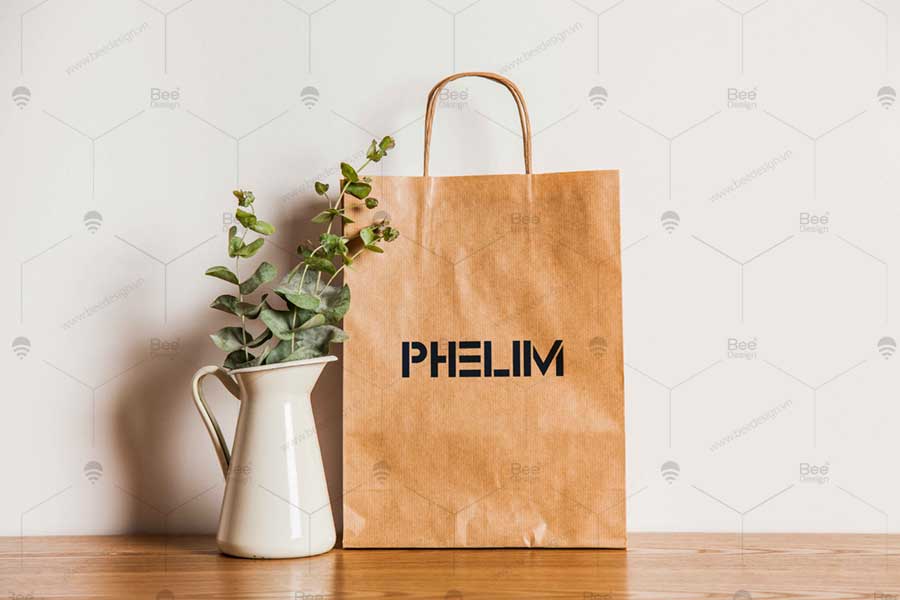 Mẫu thiết kế túi đựng cho công ty thời trang PHELIM