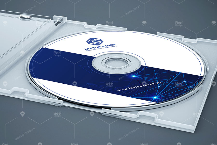 Ứng dụng thiết kế logo trên vỏ đĩa CD