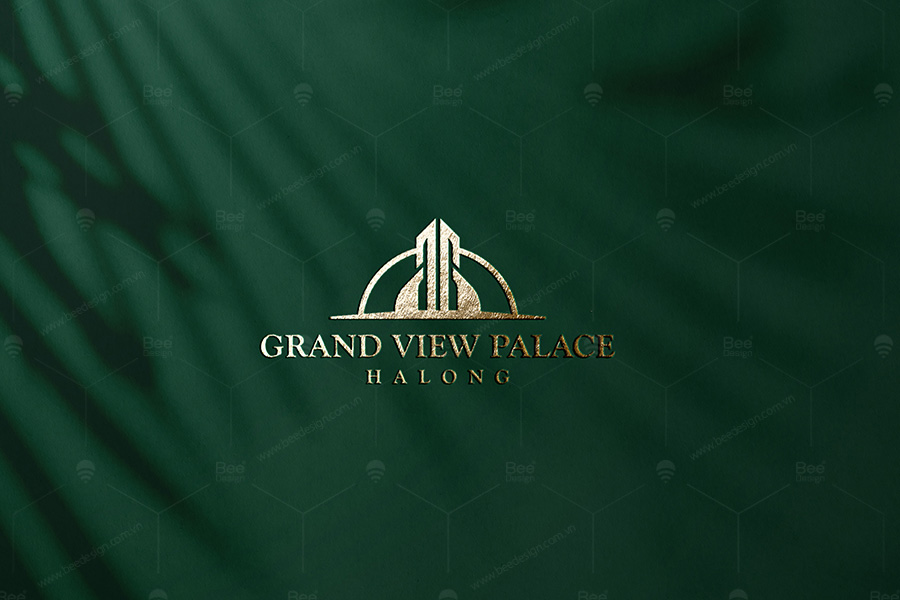Thiết kế logo khách sạn Grand View Palace