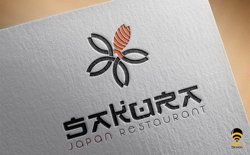 Mẫu thiết kế logo nhà hàng Sakura