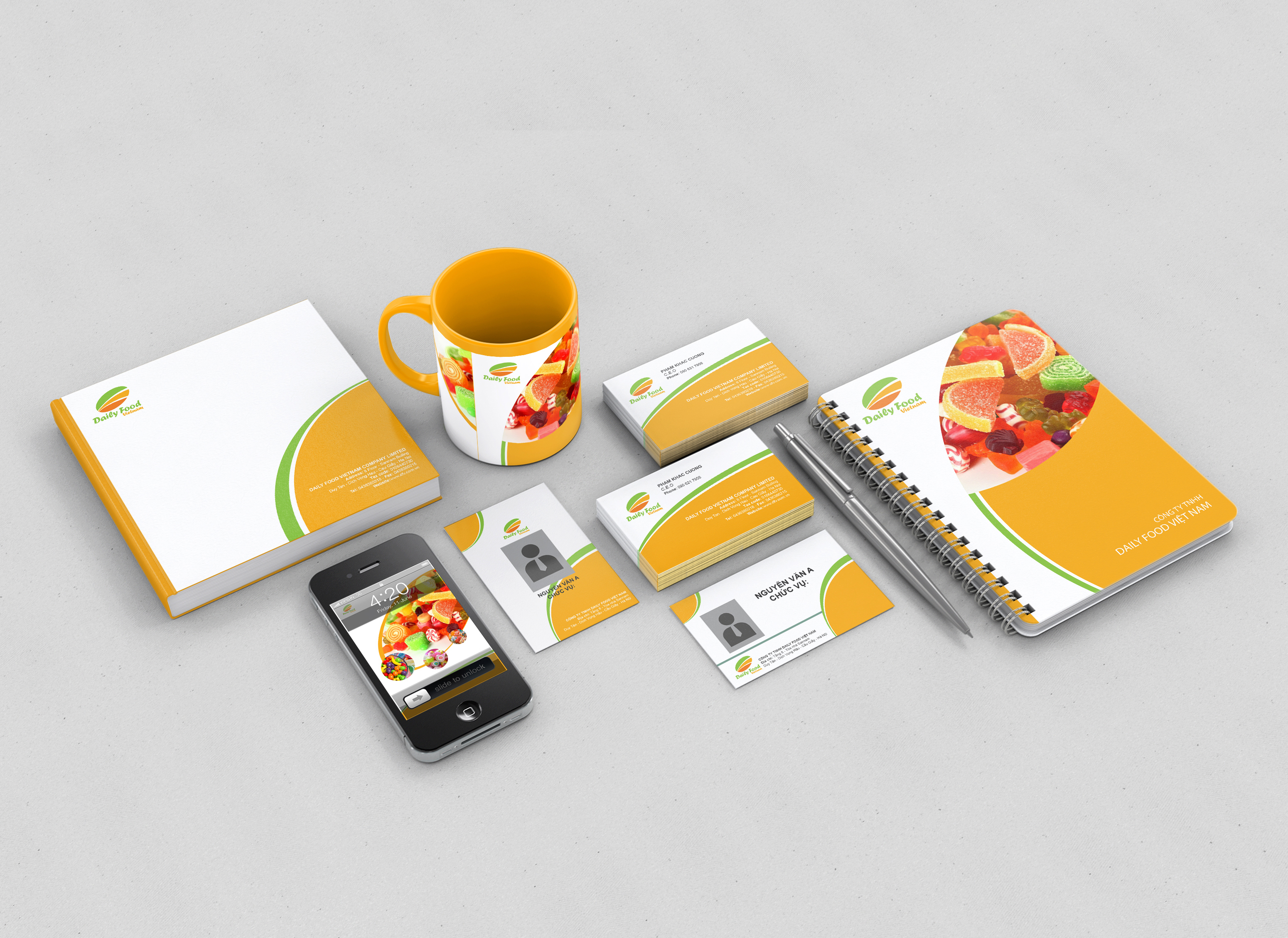 Thiết kế Logo chuyên nghiệp Công ty bánh kẹo Daily Food