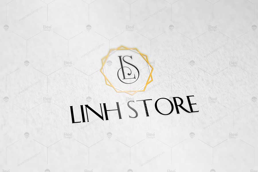 Thiết kế Logo showroom mỹ phẩm Linh Store - Bee Design