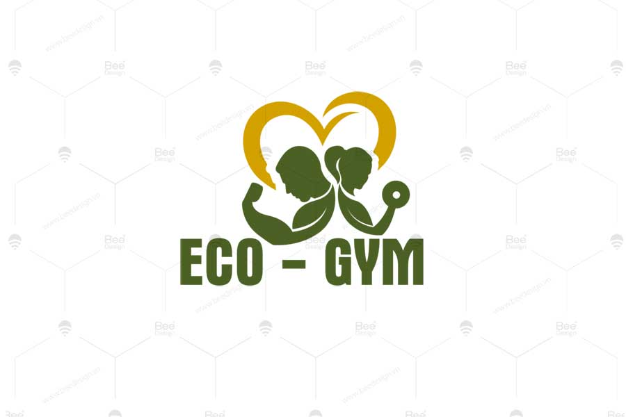 Logo phòng gym Eco Gym