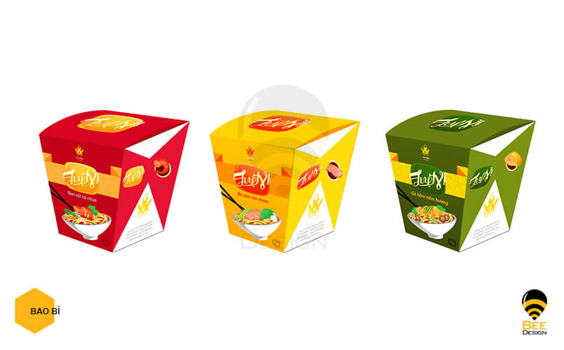 Thiết kế Bao bì Mì tôm 