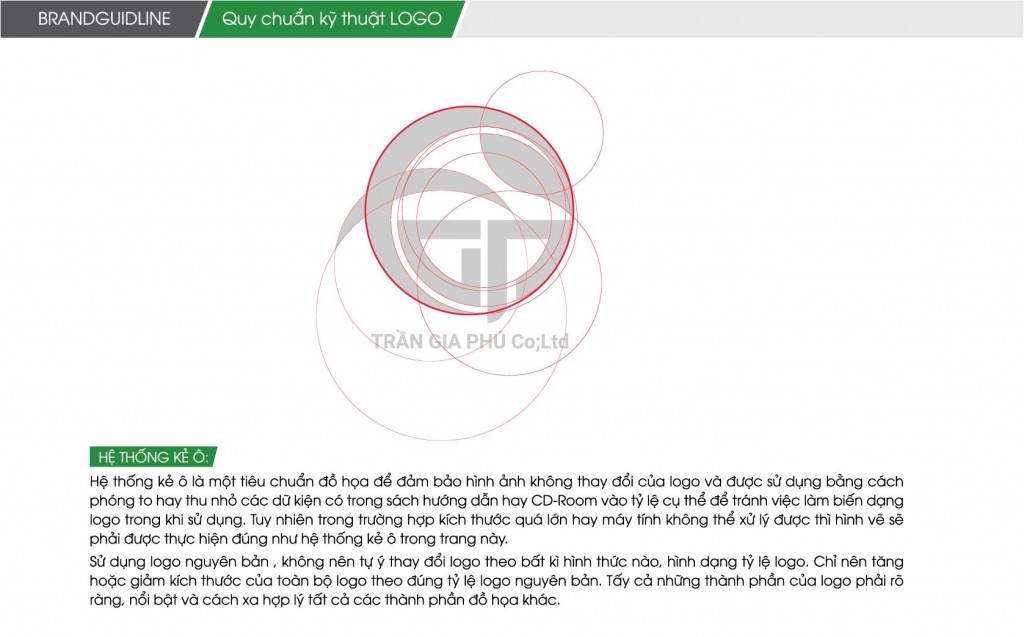 Thiết kế Logo thực phẩm Công ty Trần Gia Phú