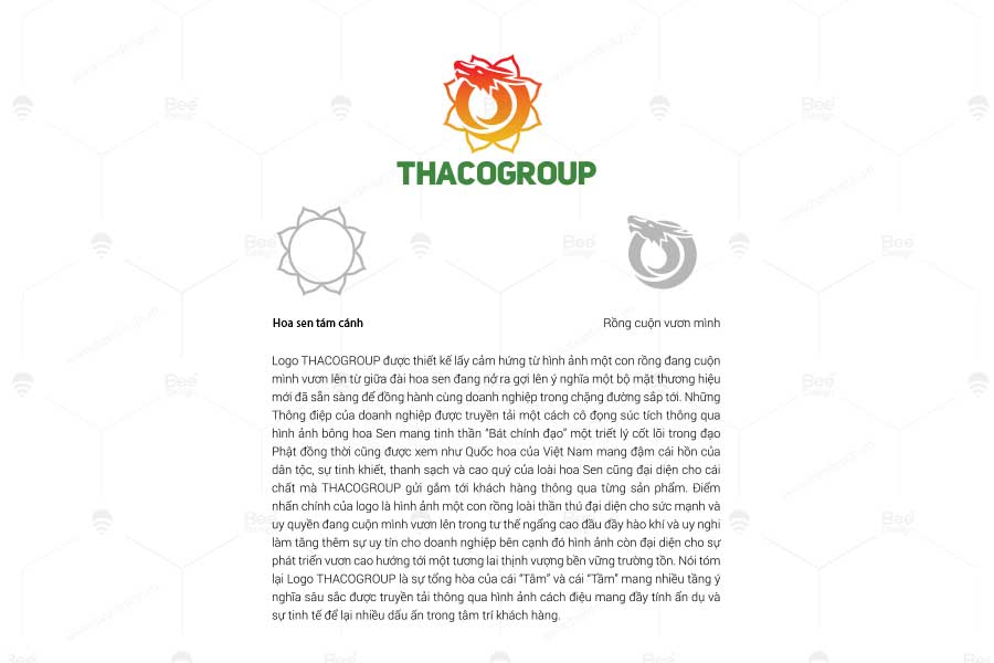 Ý tưởng logo dệt may Thacogroup