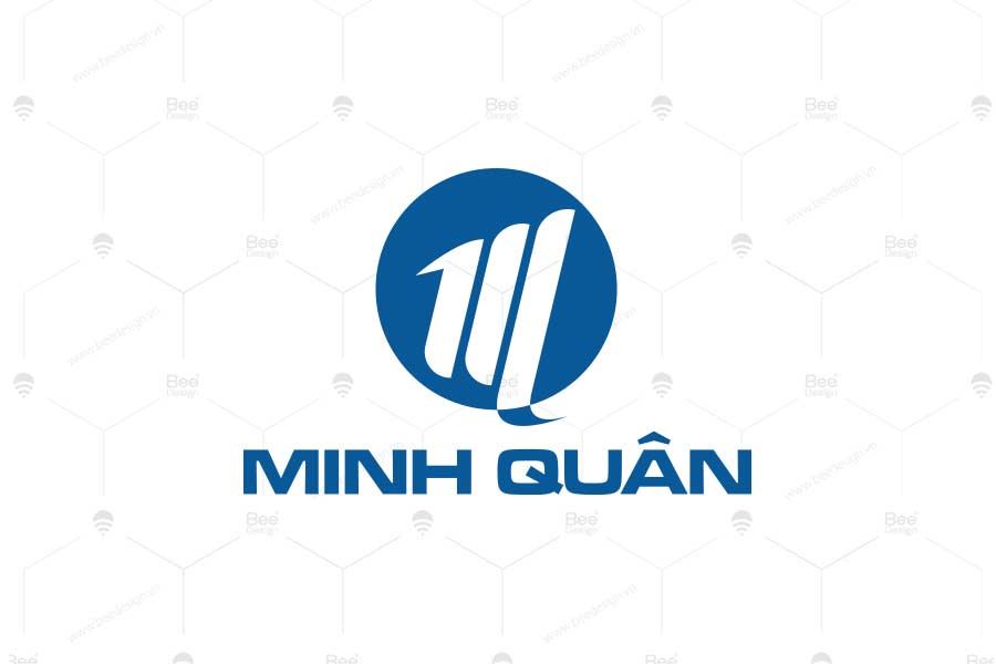 Mẫu thiết kế logo công ty bất động sản Minh Quân