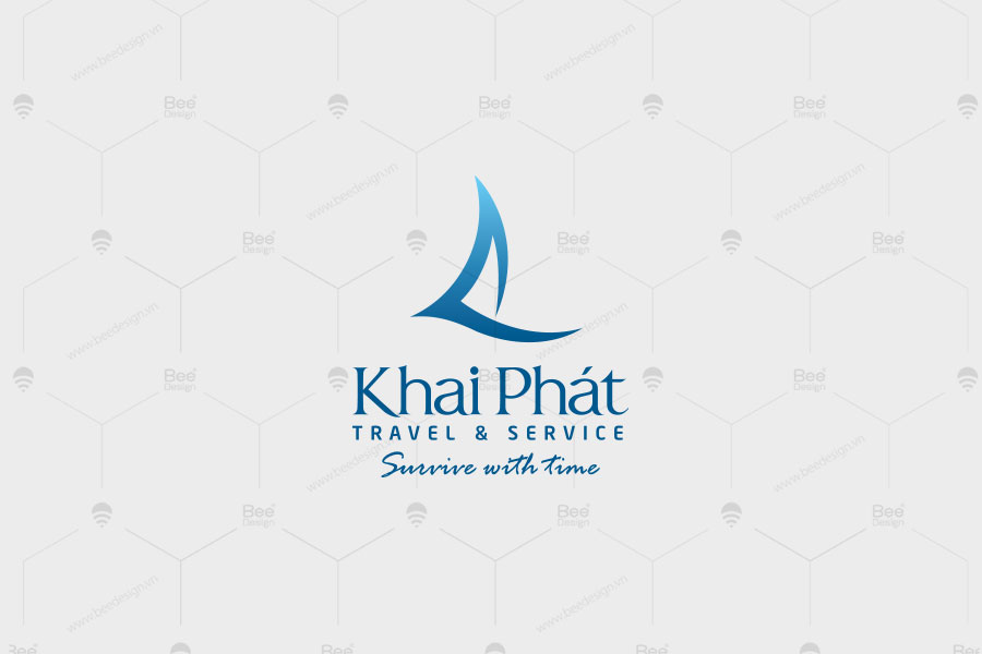 Mẫu thiết kế logo công ty du lịch Khai Phát
