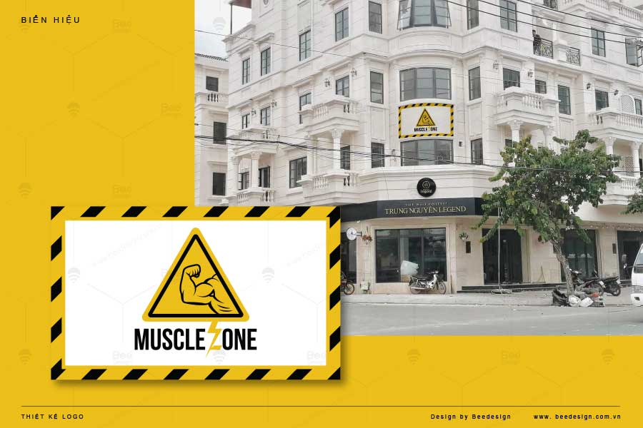 Thiết kế biển hiệu Muscle ZONE