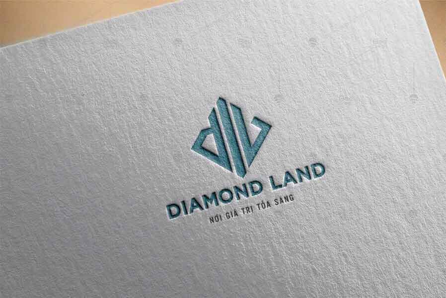 Thiết kế logo Bất động sản Diamond Land