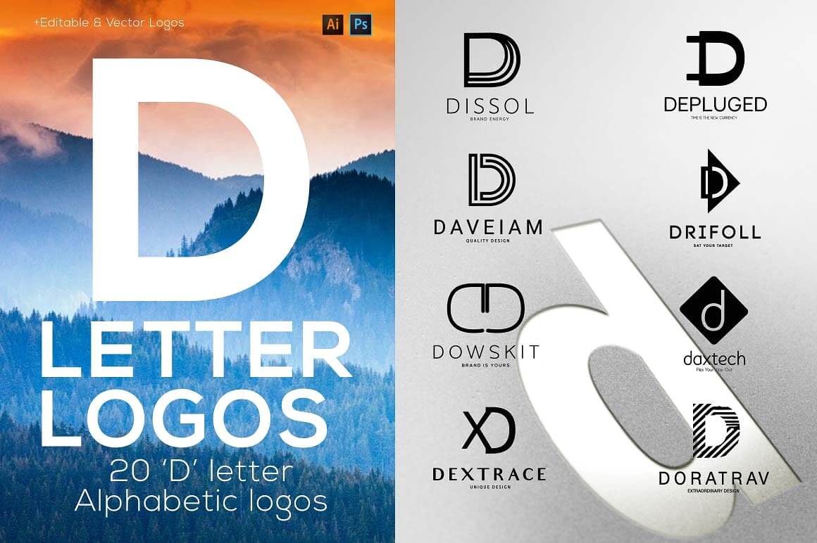 20+ mẫu thiết kế logo chữ D ấn tượng - Bee Design