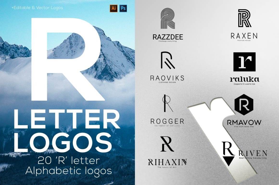 20+ mẫu thiết kế logo chữ R chuyên nghiệp - Bee Design
