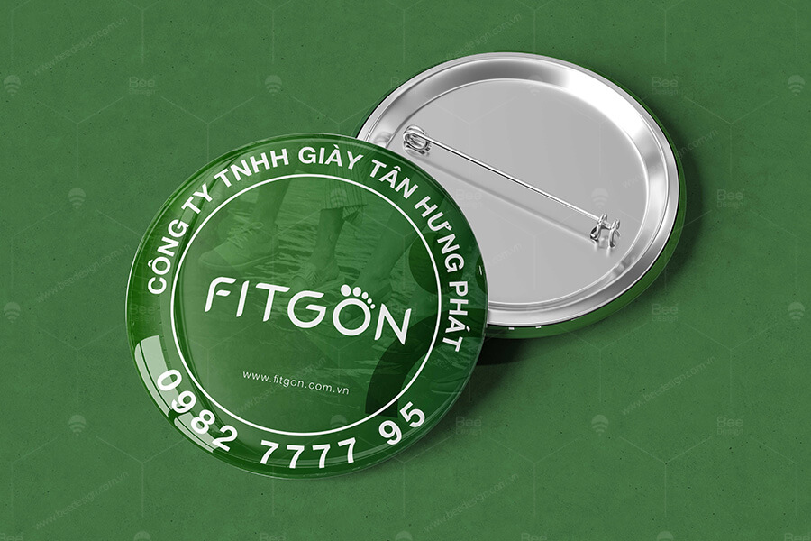 Thiết kế huy hiệu thương hiệu thời trang Fitgon