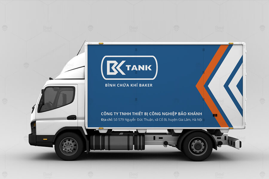 Thiết kế Logo Bình chứa khí Bảo Khánh