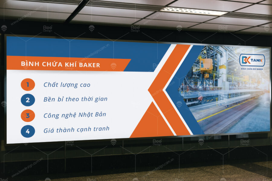 Thiết kế Logo Bình chứa khí Bảo Khánh