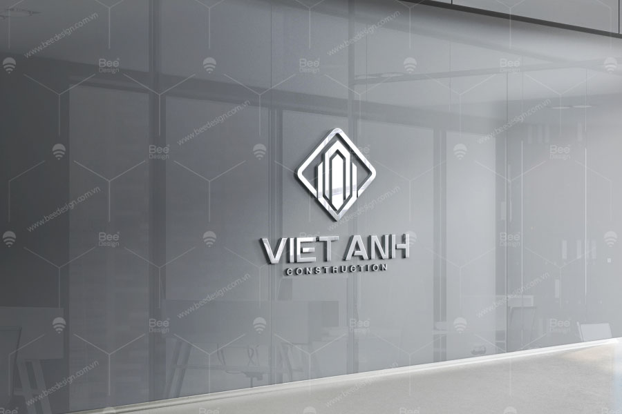 thiết kế logo xây dựng Việt Anh