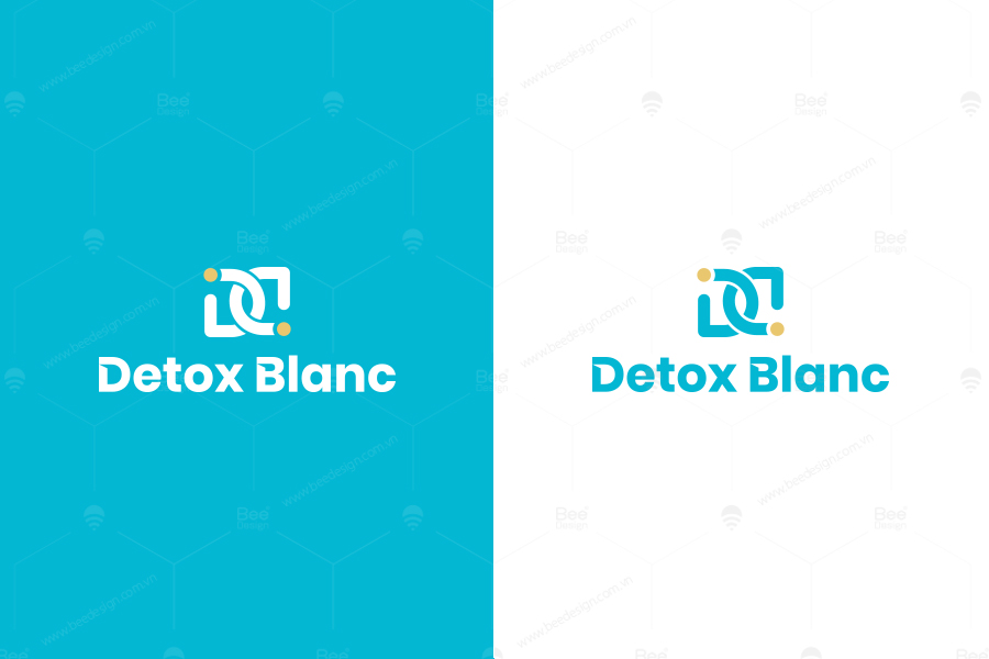 thiết kế logo Detox Blanc