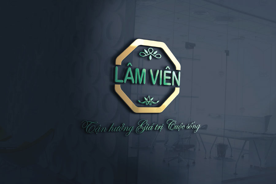 thiết kế logo nhà hàng Lâm Viên