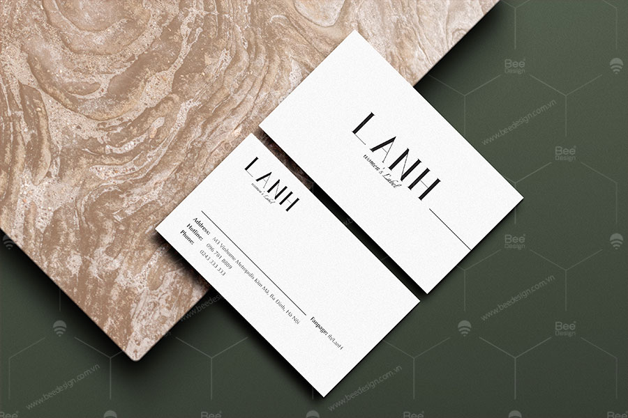 Thiết kế name card LANH