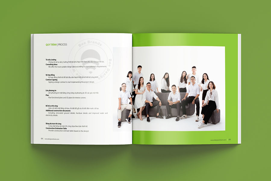 Thiết kế Profile nội thất mầm non