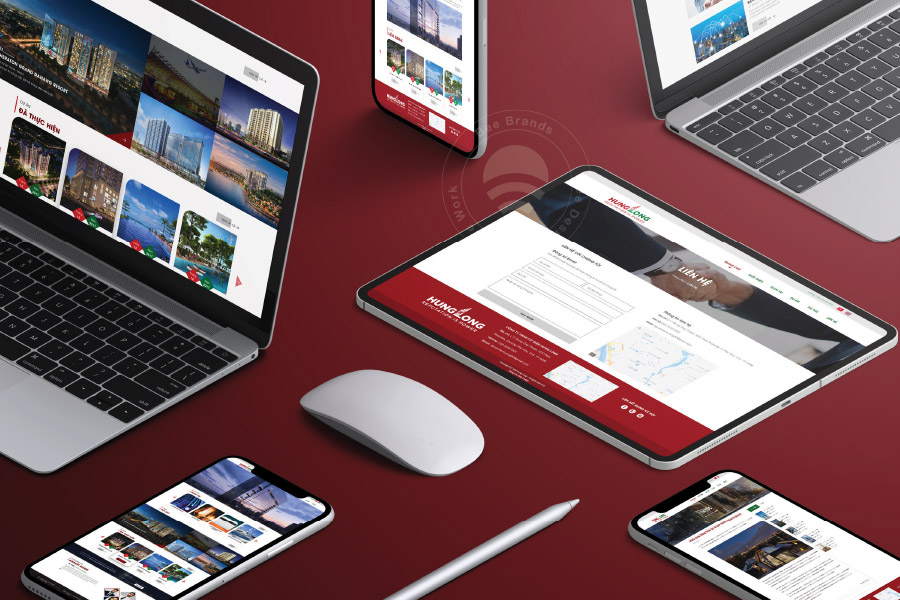 Thiết kế website cơ hiện Hưng Long