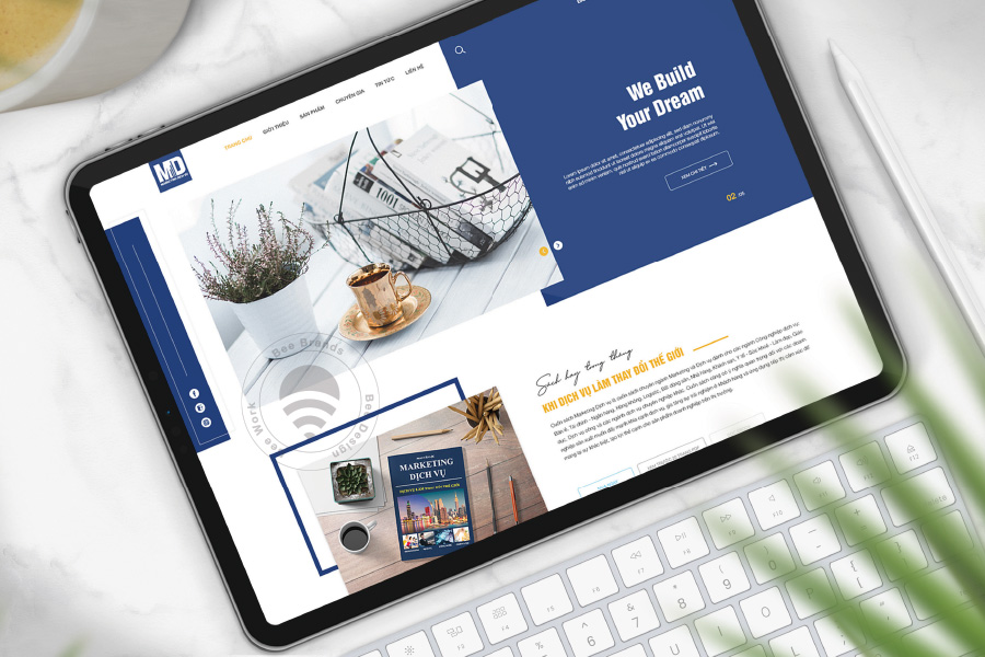 Thiết kế website Marketing MD