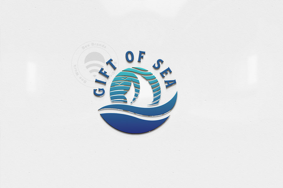 Thiết kế logo chế biến thủy hải sản Gift Of Sea