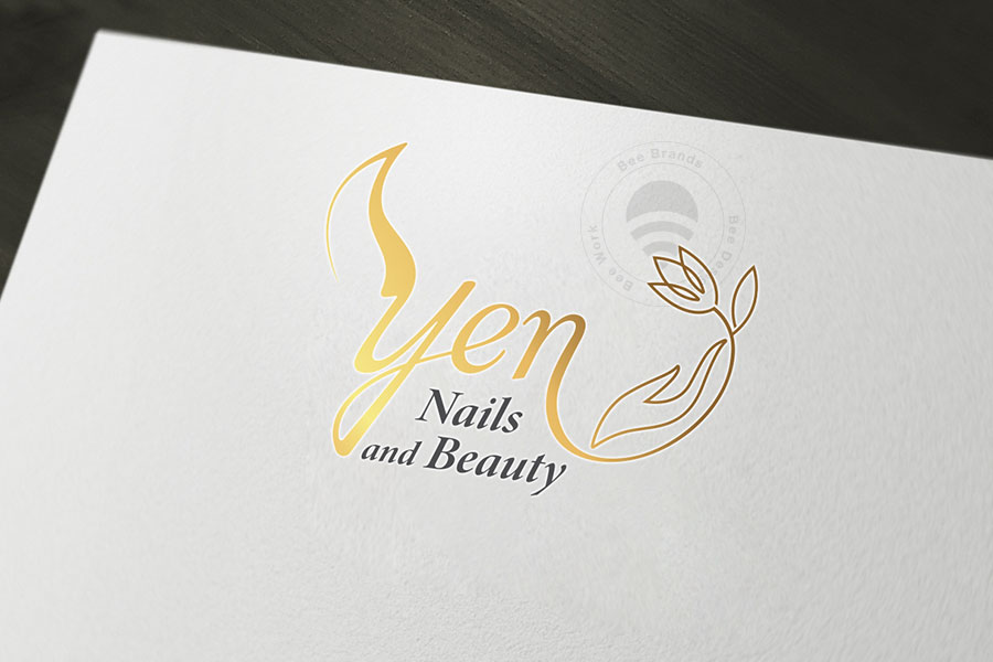 Thiết kế logo Yên nails and beauty