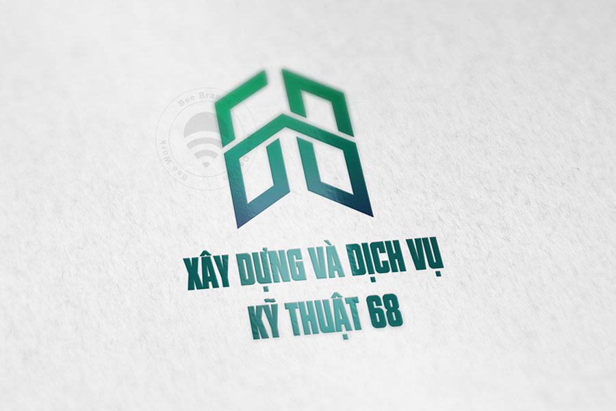 Thiết kế logo xây dựng kỹ thuật 68
