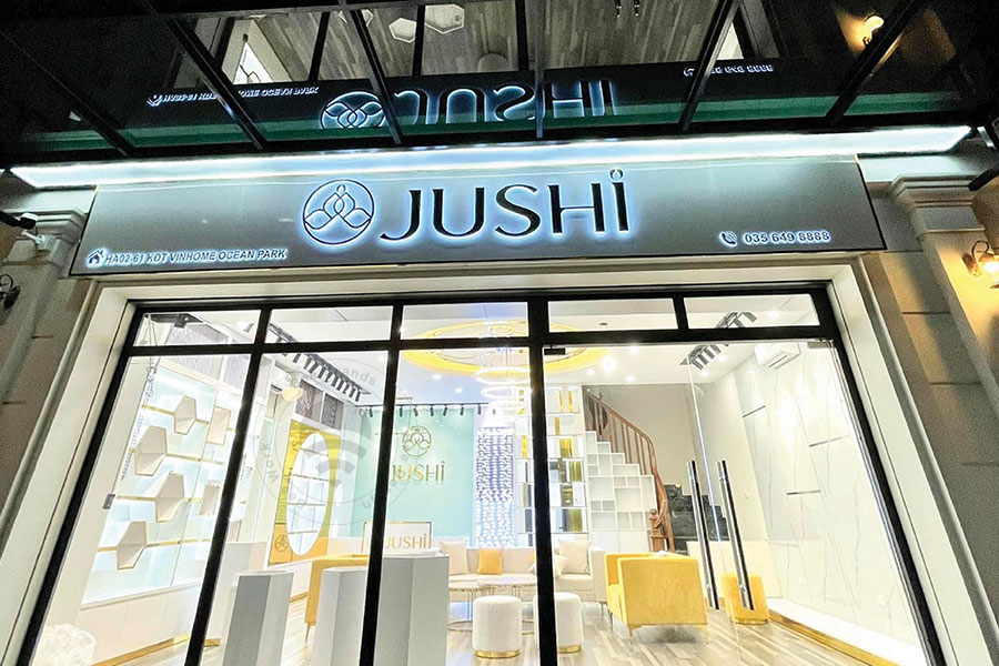 Thiết kế Logo mỹ phẩm Jushi