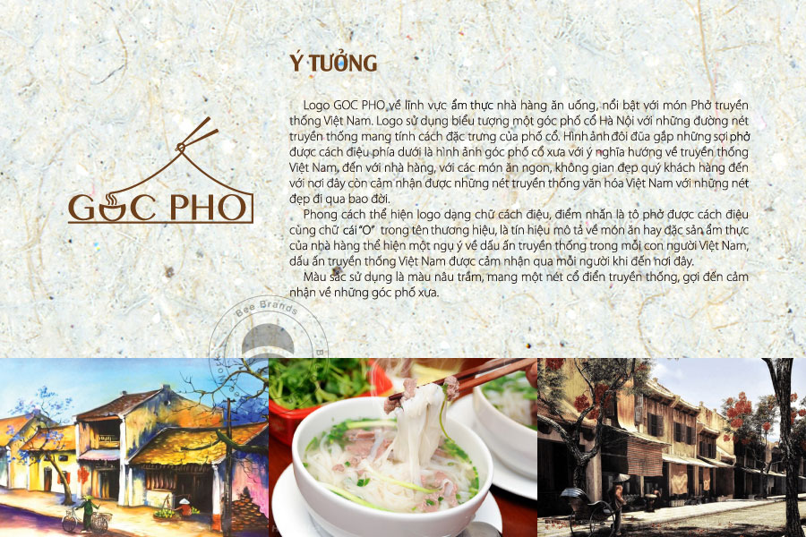 Thiết kế Logo nhà hàng Góc Phố