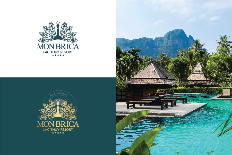 Thiết kế Logo Resort Lạc Thủy Hòa Bình Monbrica