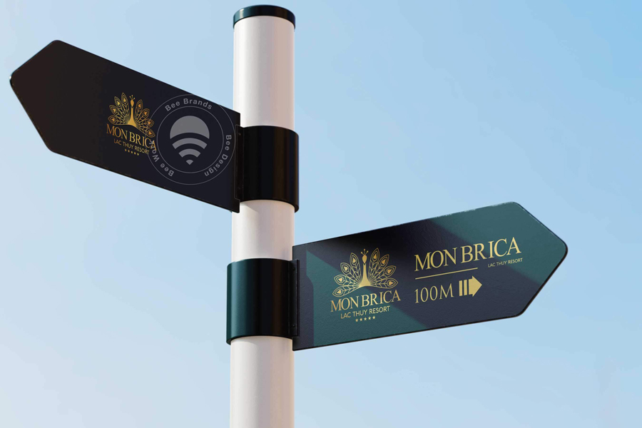 Thiết kế Logo Resort Lạc Thủy Hòa Bình Monbrica