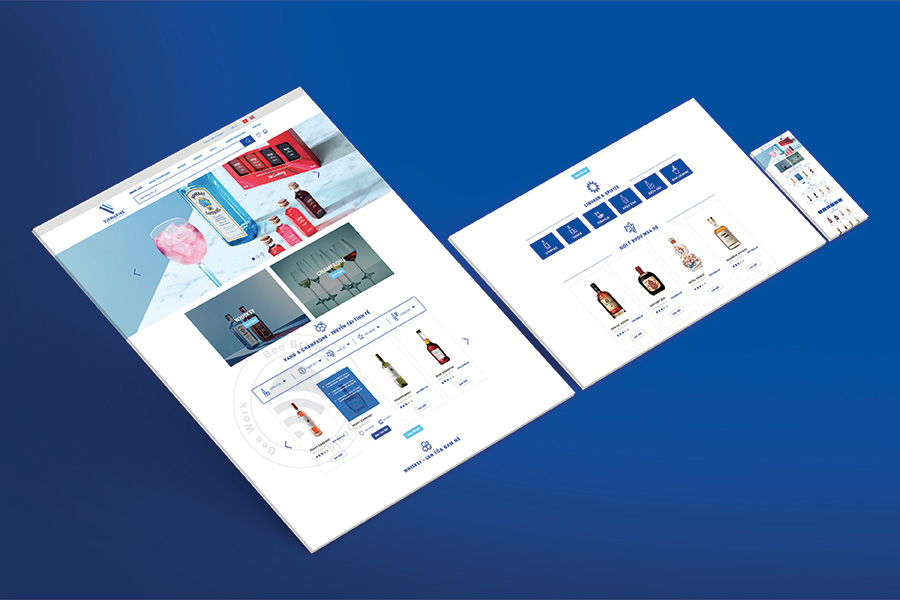 Thiết kế website rượu The Whisky World