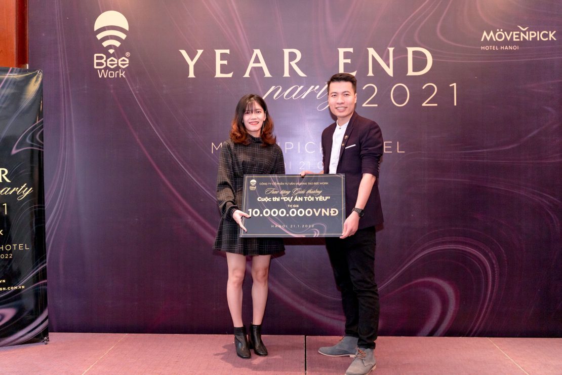[BEE WORK] - TƯNG BỪNG TỔ CHỨC YEAR END PARTY 2021 TẠI MOVENPICK HOTEL