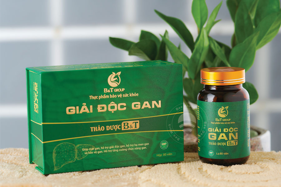 Thiết kế bao bì thảo dược giải độc gan B&T Group